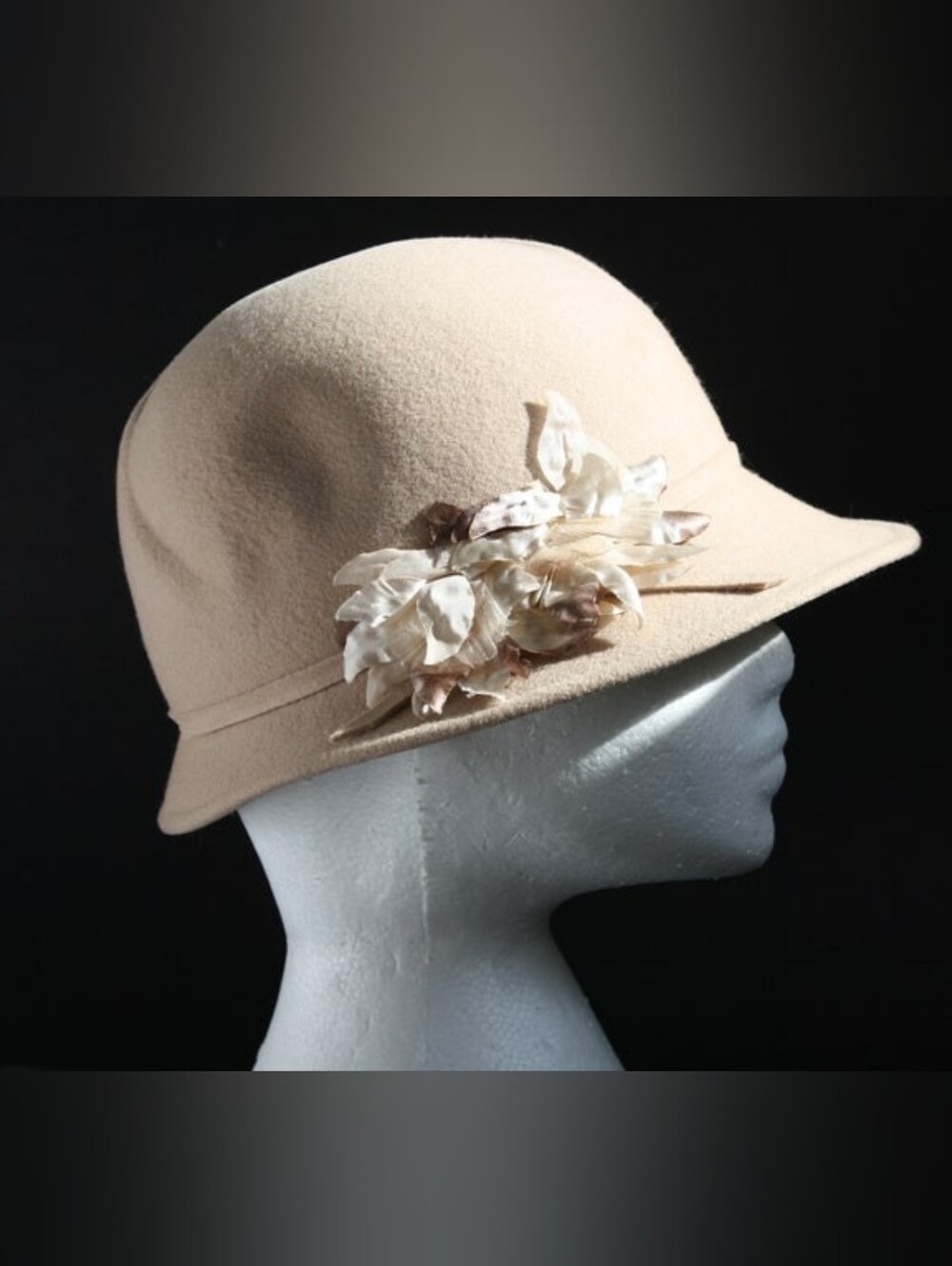 Vintage wool brimmed Hat 1970s 1980s fedora
